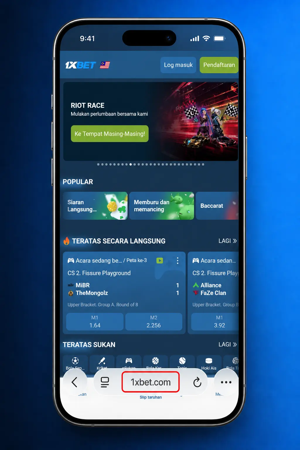 Step-by-step guide to install the 1xBet PWA app on iOS using Safari's Add to Home Screen feature.