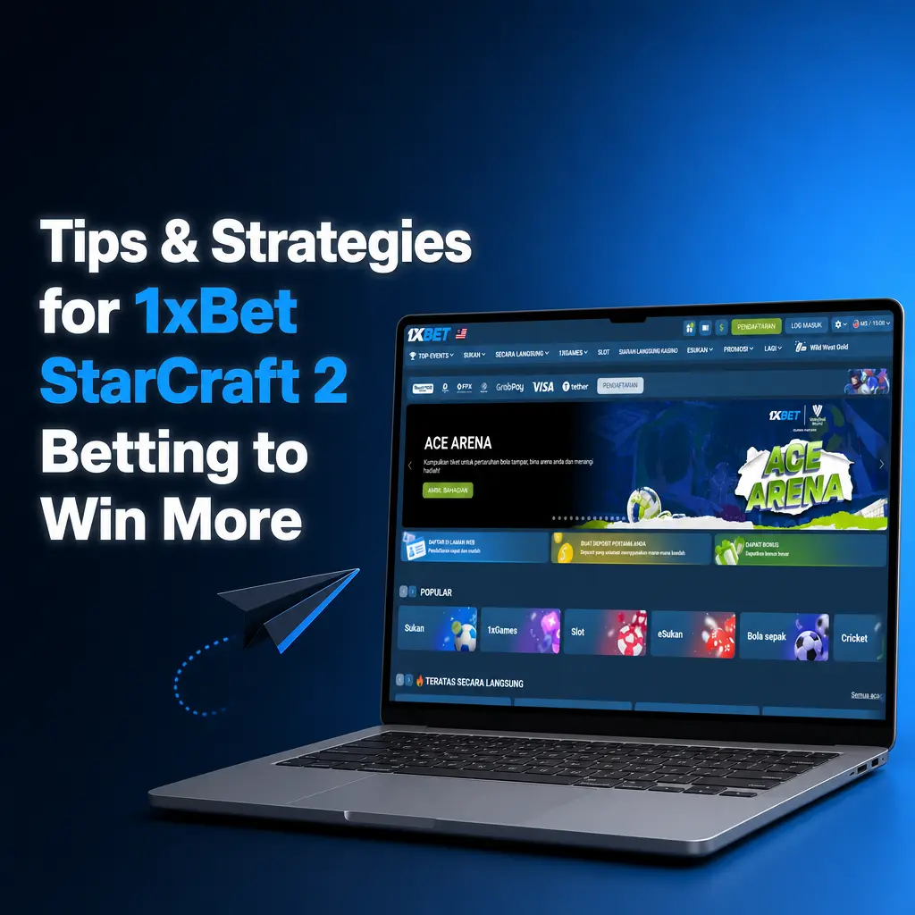 Tips and strategies for winning more on 1xBet StarCraft 2 betting, covering matchups, map stats, bankroll limits, and live odds.